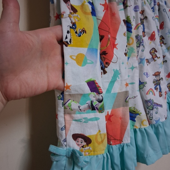 Womens Disneys Toy Story Print Ruffle Shorts - Picture 4 of 7